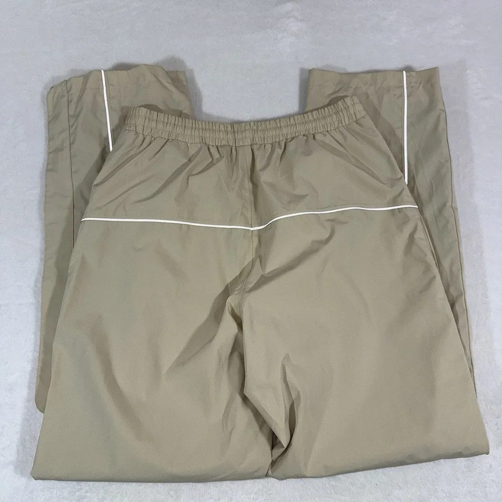 BMW Mesh Lined Weather Riding Pants Unisex Sz S Beige Layered Ankle Zip Pockets